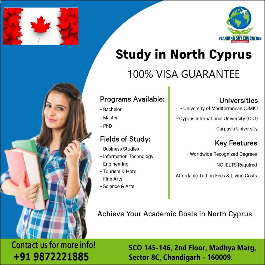 Best Visa Consultant for Cyprus in Chandigarh: Planning Sky Education
