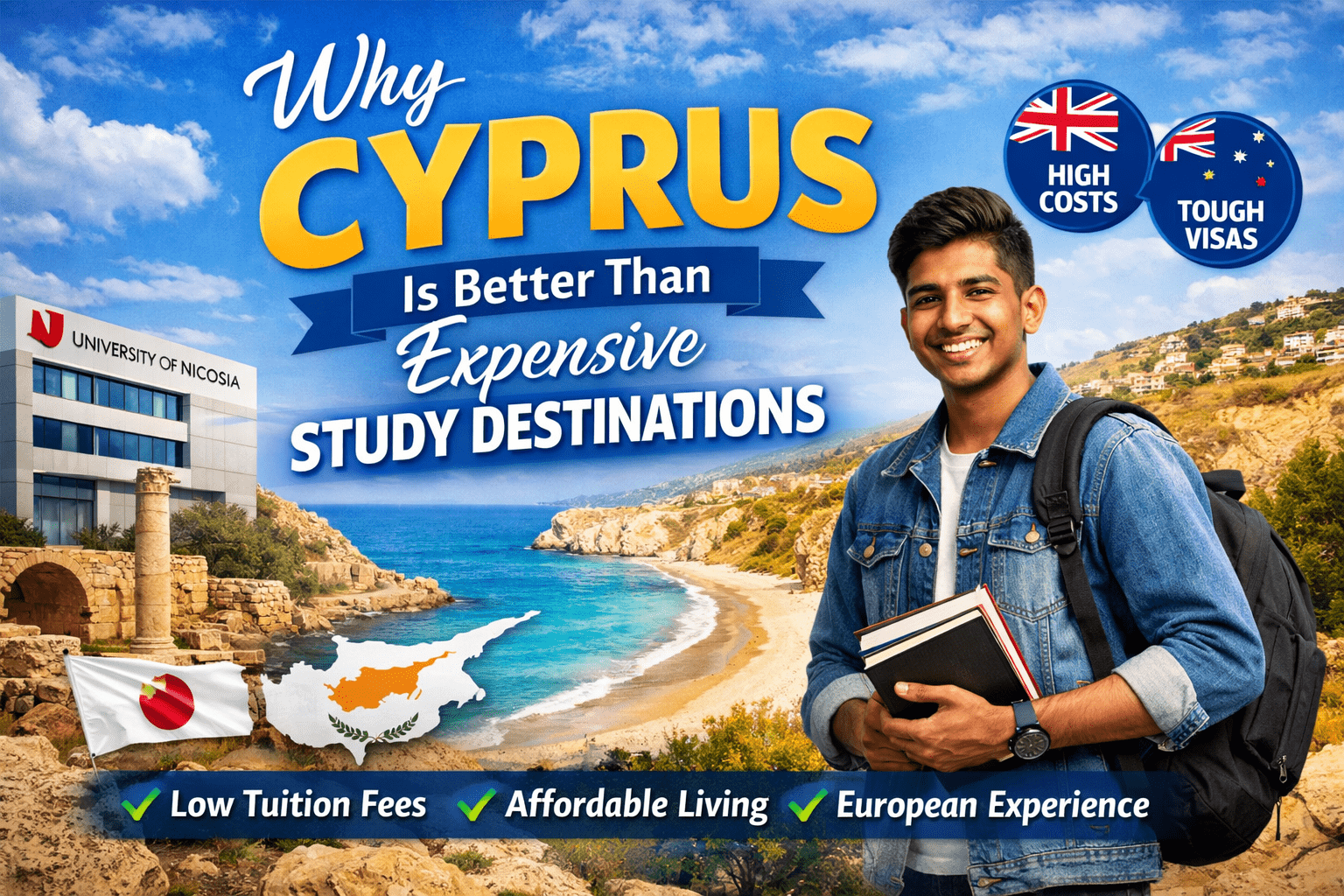Why Cyprus Is Better Than Expensive Study Destinations