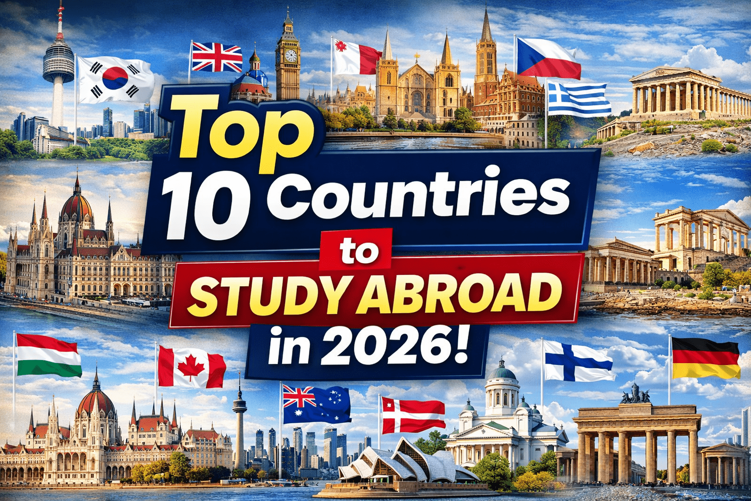 Top 10 Countries to Study Abroad in 2026
