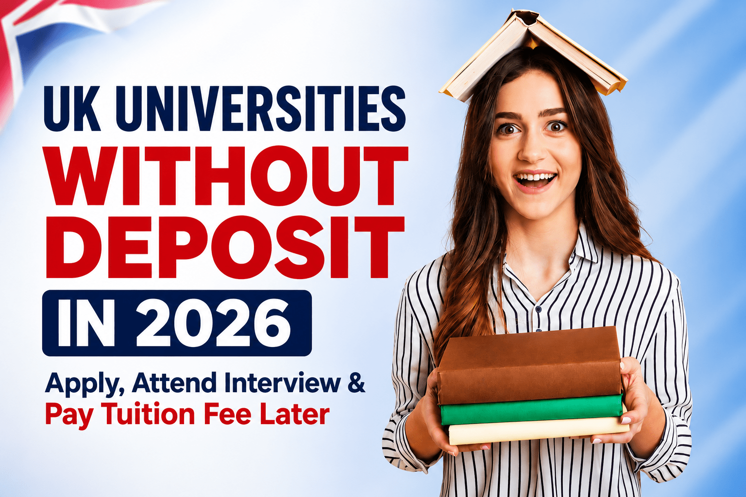 UK universities without deposit in 2026