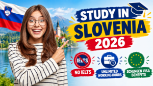 🇸🇮 Study in Slovenia 2026: No IELTS, Unlimited Working Hours & Schengen Visa Benefits